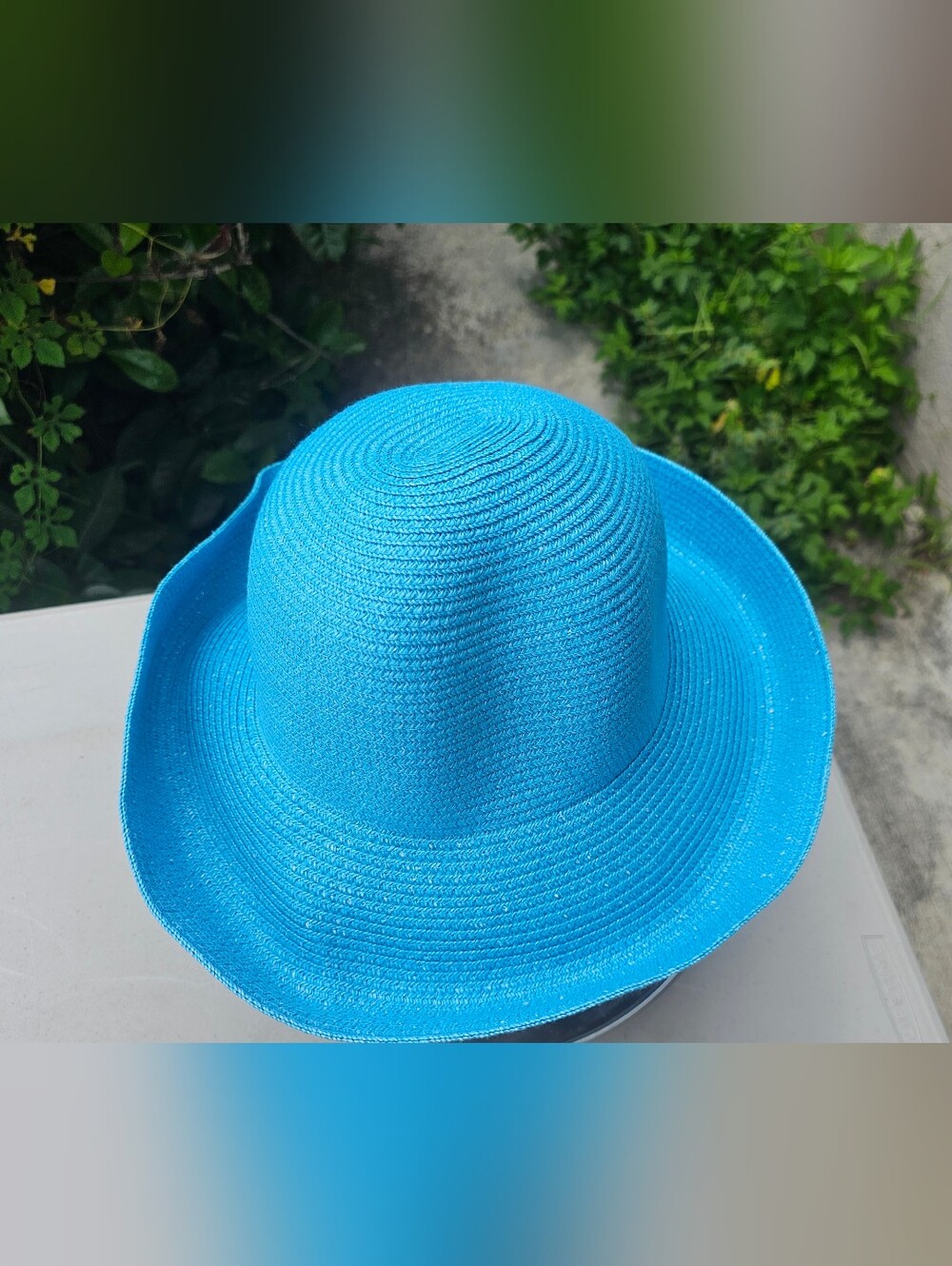 Bright Blue Kids Sun Hat - Lightweight Summer Hat
